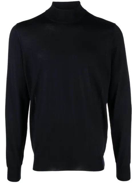 Drumohr high-neck wool jumper Blue D0D144790