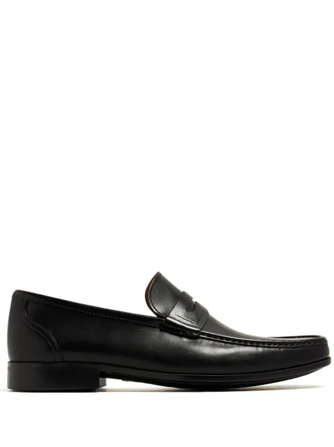 Magnanni penny-slot leather loafers Black 13094