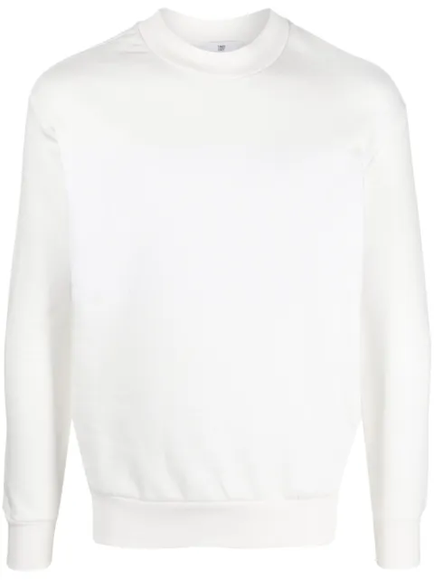 PMD Mika crew-neck cotton jumper White SW607MIKAALLOVER