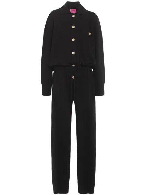 Barrie x Sofia Coppola long-sleeve cashmere jumpsuit Black C159633