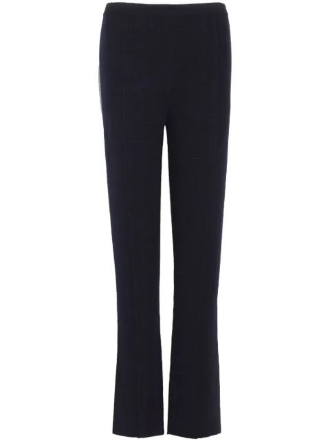 Barrie x Sofia Coppola cropped knitted leggings Blue C85630