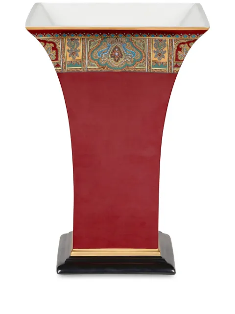 ETRO HOME paisley-print porcelain vase Red 326688166
