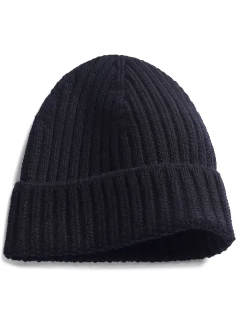 Barrie ribbed-knit cashmere beanie Black A00C30831