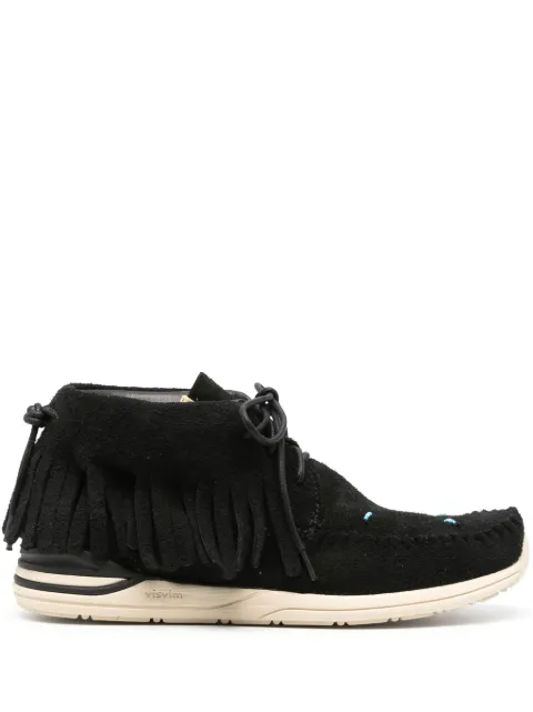 visvim Shaman-Folk fringed ankle boots Black 0123202002003