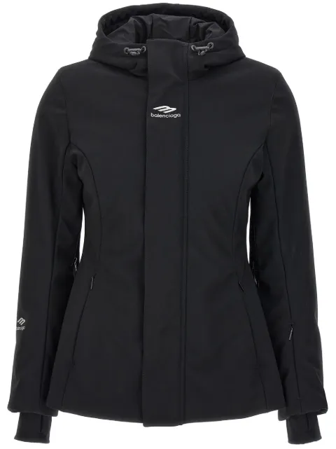 Balenciaga 3B Sports Icon hourglass ski parka Black 773998TPQ37