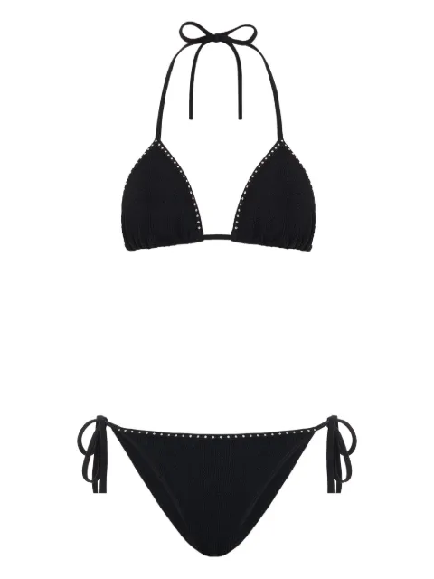 Hunza G Gina Swarovski® bikini Black GINABIKINI
