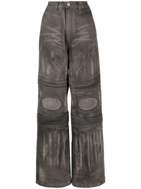 Almaz knee-pad biker jeans Grey DE0201BIKERJEANS