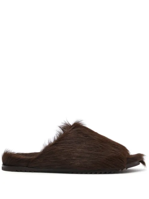 Rick Owens Granolas open-toe slippers Brown RU02C7818LHL