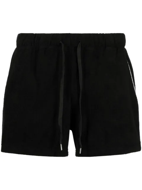 BLUE SKY INN Waiter cotton terry-cloth shorts Black BS2303ST028