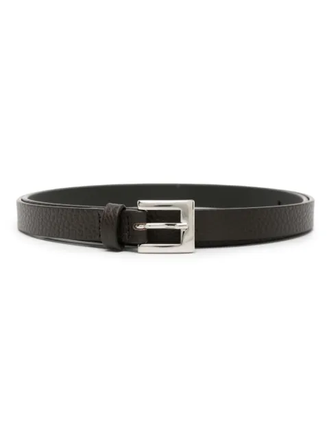 P.A.R.O.S.H. pebbled leather belt Brown BOBELTD040177