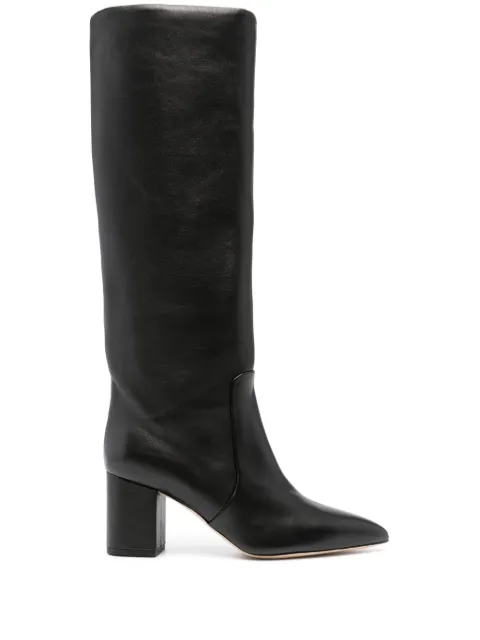 Paris Texas Anja 70mm leather boots Black PX1088XLTH3