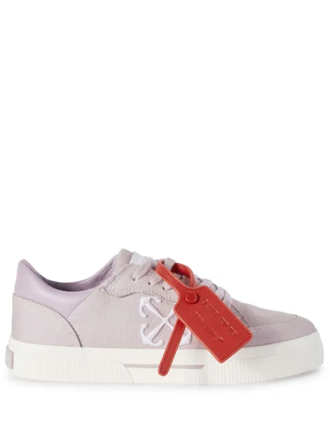 Off-White New Low Vulcanized canvas sneakers Purple OWIA288S24FAB0013601