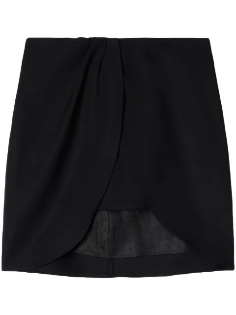 Off-White Wo Twist wool miniskirt Black OWCU009S24FAB0011000