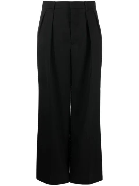 WARDROBE.NYC pleated wide-leg trousers Black W2089R14B