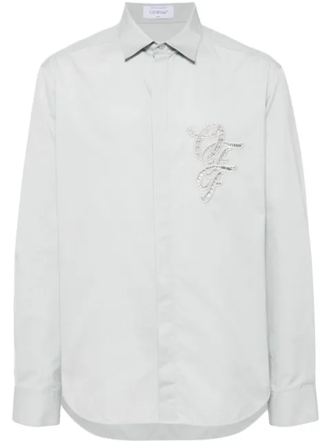 Off-White Natlover overshirt Grey OMGE040S24FAB0044005