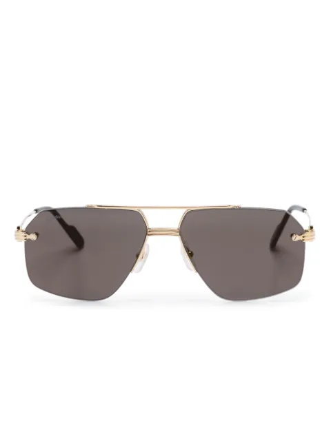 Cartier Eyewear Première de Cartier pilot-frame sunglasses Black CT0426S