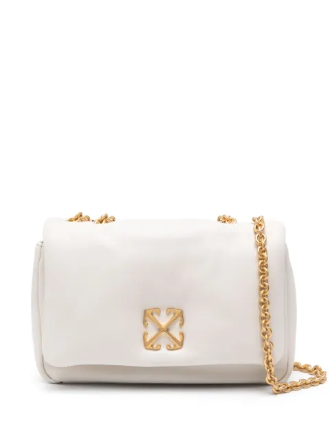 Off-White Jitney padded shoulder bag White OWNN156C99LEA0010400