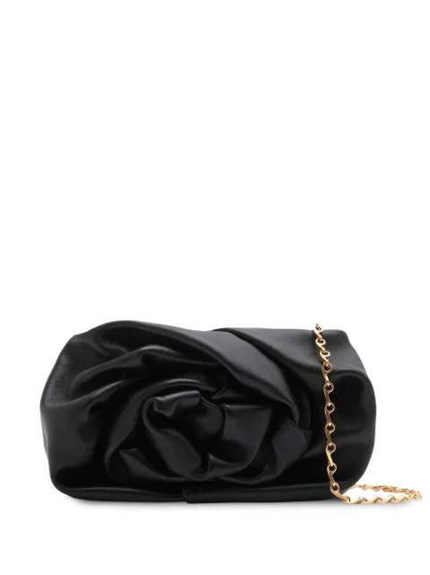 Burberry Rose leather clutch bag Black 8079187
