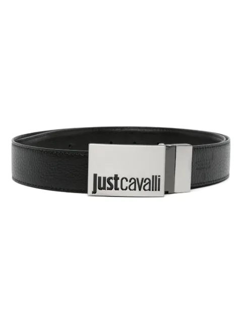 Just Cavalli logo-debossed leather belt Black 76QA6F10ZPA40