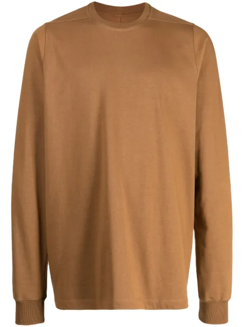 Rick Owens crew-neck cotton T-shirt Brown RU02A5277BA