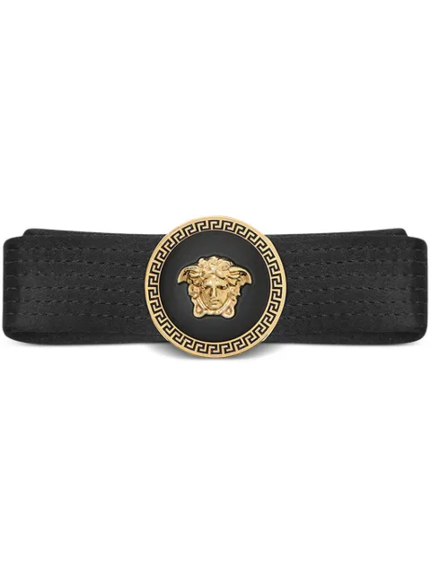 Versace Gianni ribbon hair clip Black 10144341A10377