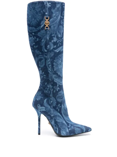 Versace Barocco Medusa '95 120mm boots Blue 10134581A10019