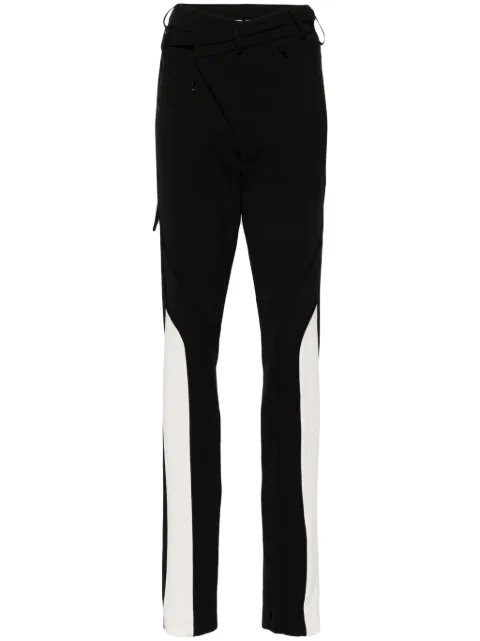 Ottolinger asymmetric straight-leg trousers Black 2303501