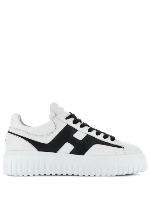 Hogan H-Stripes leather sneakers Neutrals HXM6450FE91LE9