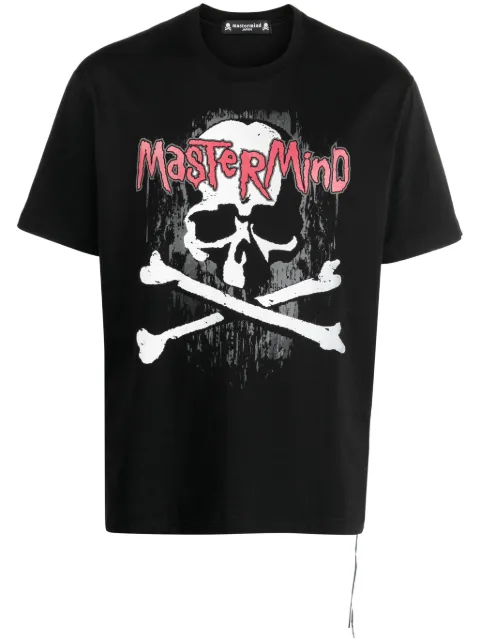 Mastermind Japan graphic-print cotton T-shirt Black MJ23E11TS099