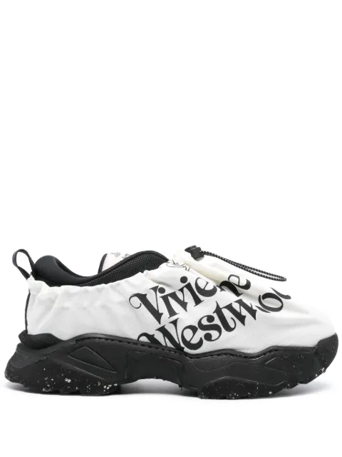 Vivienne Westwood logo-print layered sneakers Black 7502005EMW00QS