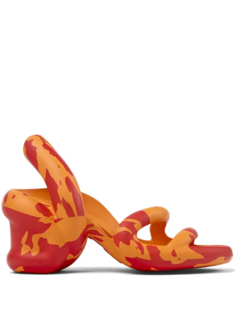 Camper Kobarah slingback heeled sandals Orange K100839021