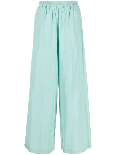 Forte Forte high-waisted wide-leg trousers Blue 12037MYPANTS