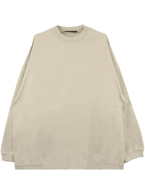 FEAR OF GOD ESSENTIALS logo-embroidered long-sleeve T-shirt Neutrals 125BT232012F