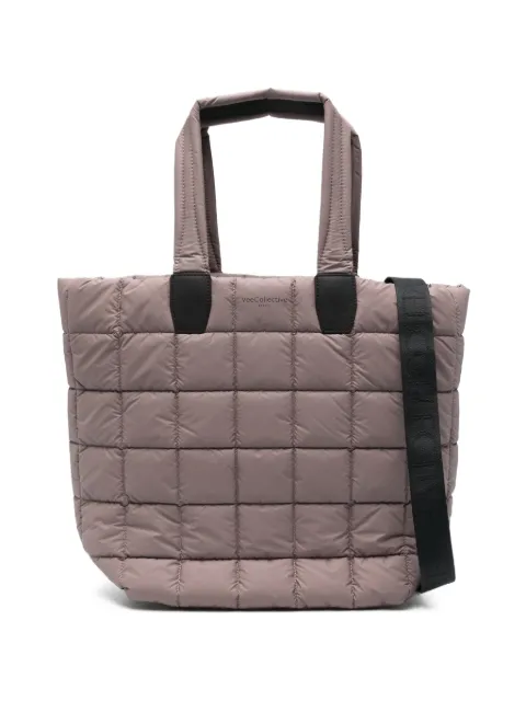 VeeCollective x Claire Holt Porter quilted tote bag Brown 126202361