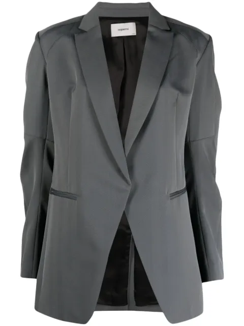 Coperni herringbone-pattern biker blazer Black COPV53823
