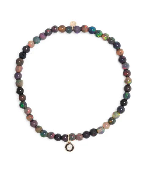 Sydney Evan 14kt yellow-gold opal and diamond beaded bracelet Gold CJP2430BLY9734M