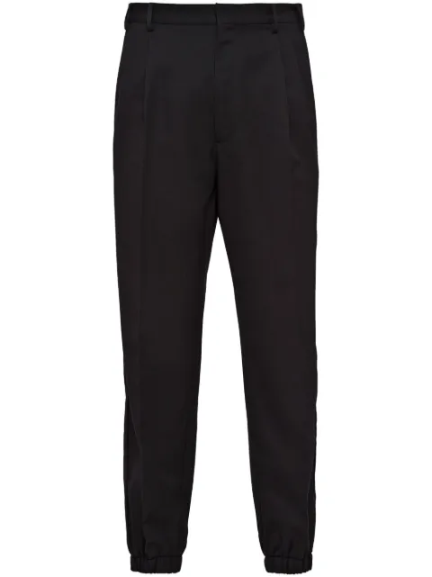 Prada wool tailored trousers Black SPH341SOOO1358