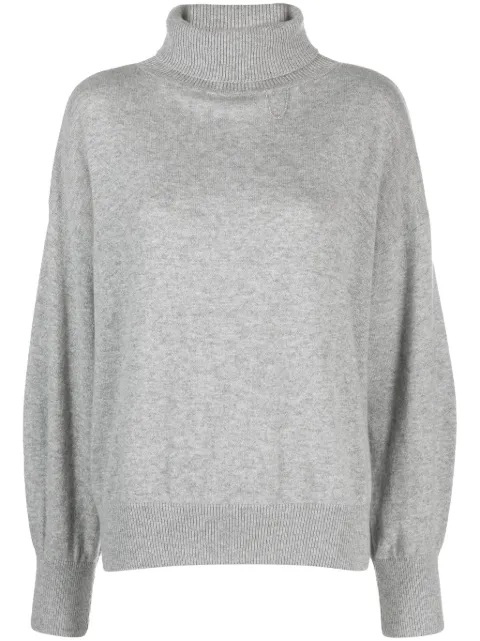 Max & Moi Pretty chain-detail jumper Grey H23PRETTY