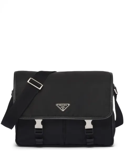 Prada Re-Nylon triangle-logo shoulder bag Black 2VD768VXLO2DMH