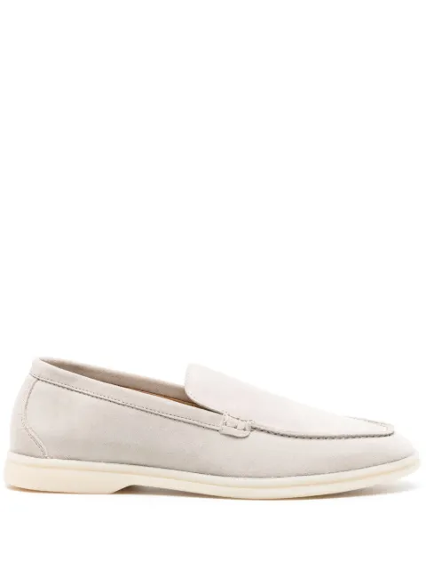 Scarosso Ludovica suede loafers Neutrals LUDOVICALOAFSANSUED