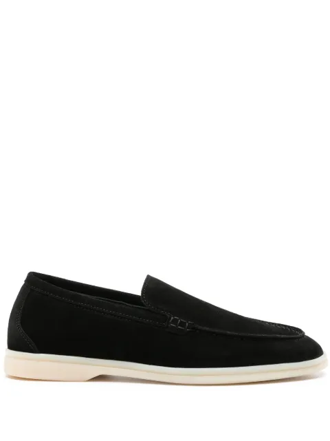 Scarosso Ludovica suede loafers Black LUDOVICALOAFBLKSUED