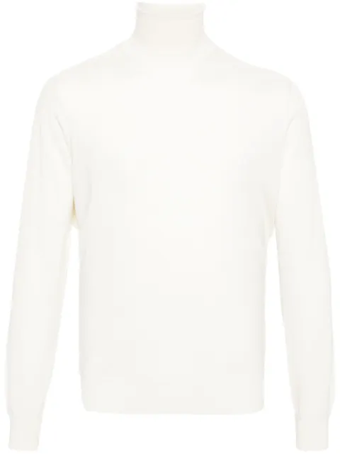 Dell'oglio roll-neck knit jumper White DV1MLLSC18R