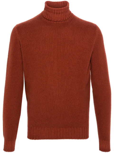 Dell'oglio roll-neck long-sleeve jumper Orange DV3MLWC7RV