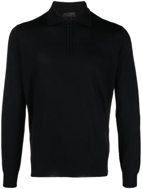 Dell'oglio half-zip sweater Blue PZ1MLRM16R