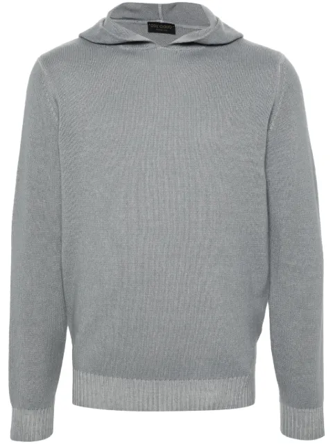 Dell'oglio knitted hoodie Grey HO3MLWC7RV