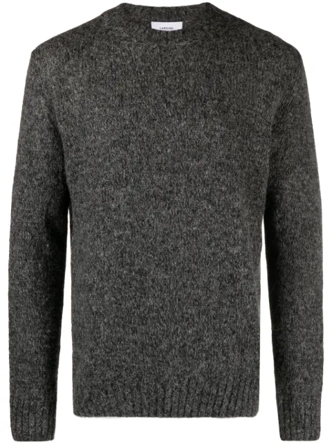 Lardini fisherman's-knit mélange jumper Grey ITLMML346IT61016