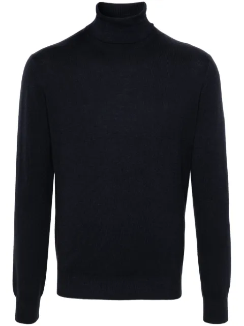 Dell'oglio roll-neck wool blend jumper Blue DV1MLWSC12V