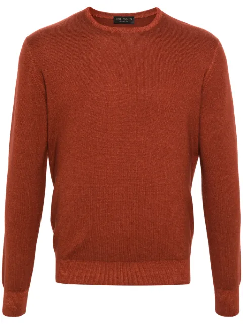 Dell'oglio crew-neck merino-wool jumper Orange GC1MLWSC12V