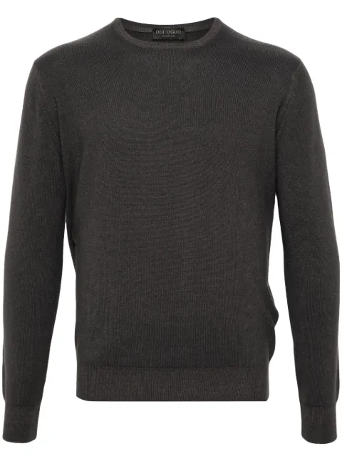 Dell'oglio crew-neck merino-wool jumper Grey GC1MLWSC12V
