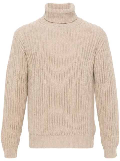 Dell'oglio roll-neck cashmere jumper Neutrals DV3MLEC5I